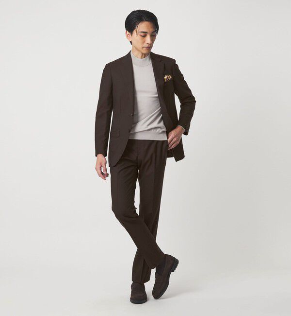 UNITED ARROWS green label relaxing「REDA トロピカル 無地 スリム ノープリーツ スーツパンツ」|スーツ|