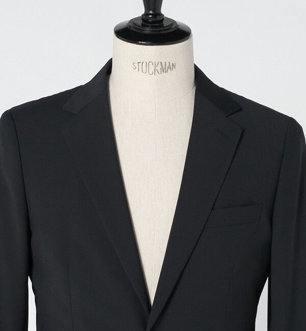 UNITED ARROWS green label relaxing「A+ TWPU トロピカル無地 2B スリム セットアップ ジャケット -ウォッシャブル・ストレッチ-」|スーツ|