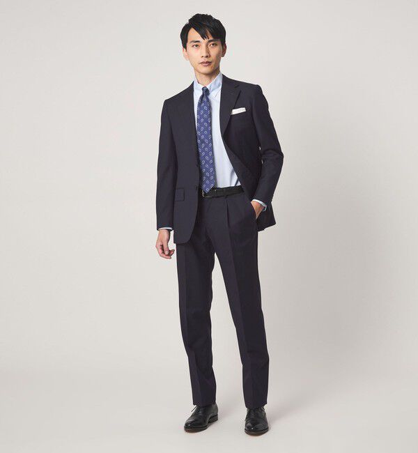 UNITED ARROWS green label relaxing「GUABELLO モヘヤ混トロピカル HX 1プリーツ スーツパンツ」|スーツ|