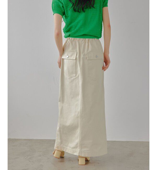 EMMEL REFINES「＜EMMEL REFINES＞EM ベイカーライク ステッチ スカート」|スカート|