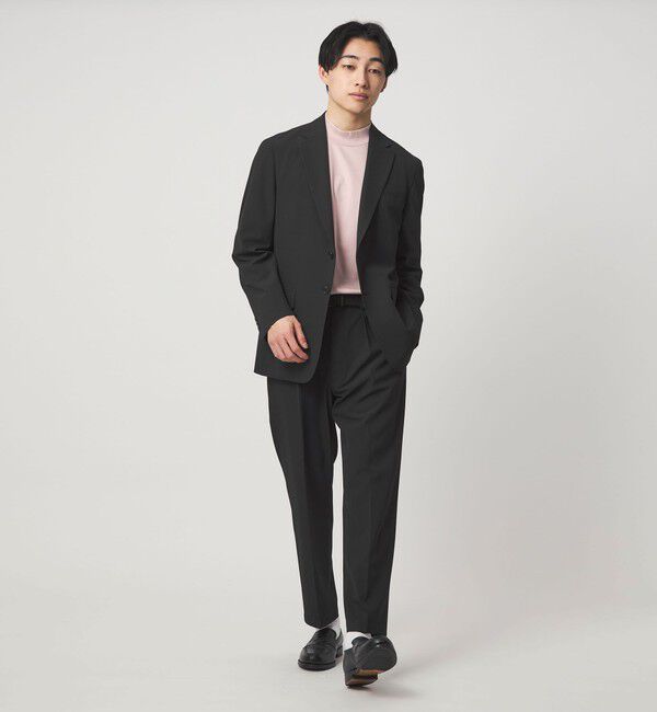 UNITED ARROWS green label relaxing「A+ PERTEX UNLIMITED リラックス 1プリーツ セットアップ パンツ スラックス -ウォッシャブル・ストレッチ」|スーツ|