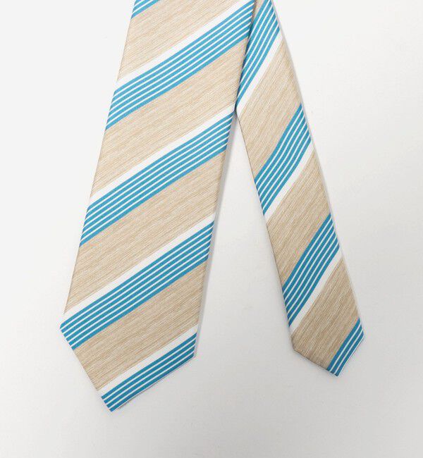 UNITED ARROWS green label relaxing「＜Luisa Esposito＞8.0cm スタンプ ストライプ２ ネクタイ」|ネクタイ・蝶ネクタイ|