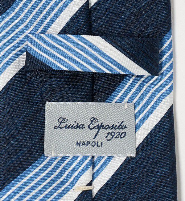 UNITED ARROWS green label relaxing「＜Luisa Esposito＞8.0cm スタンプ ストライプ２ ネクタイ」|ネクタイ・蝶ネクタイ|