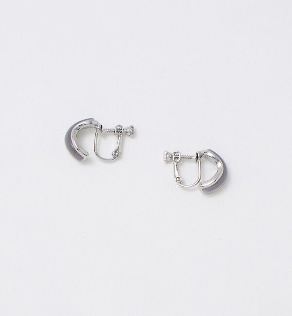 UNITED ARROWS green label relaxing「メタルフレーム マーブル イヤリング」|イヤリング|