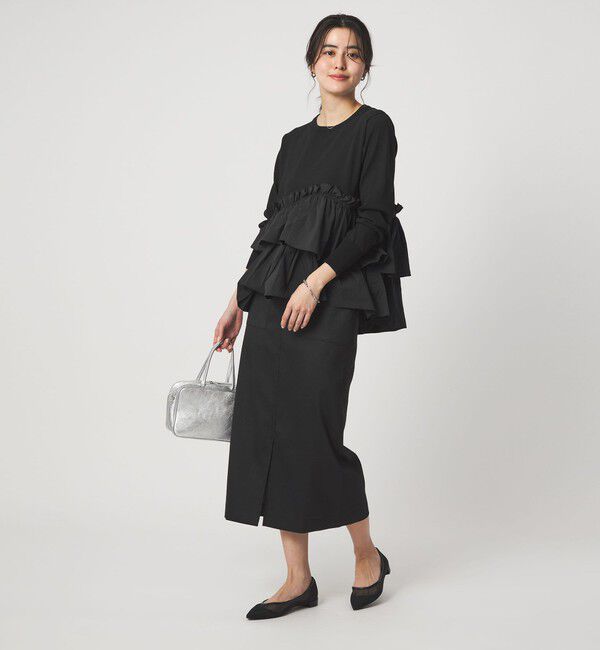 UNITED ARROWS green label relaxing「ティアード ドッキング プルオーバー ニット 3」|ニット・セーター|