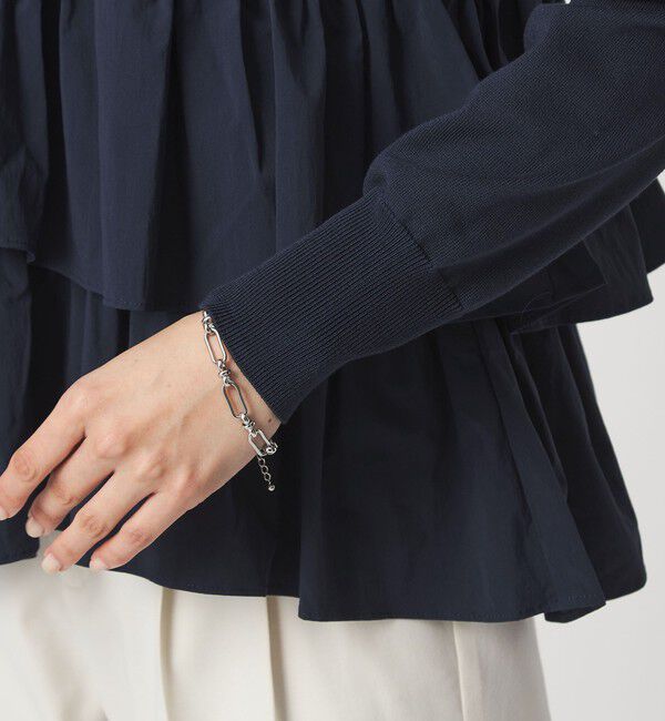 UNITED ARROWS green label relaxing「ティアード ドッキング プルオーバー ニット 3」|ニット・セーター|