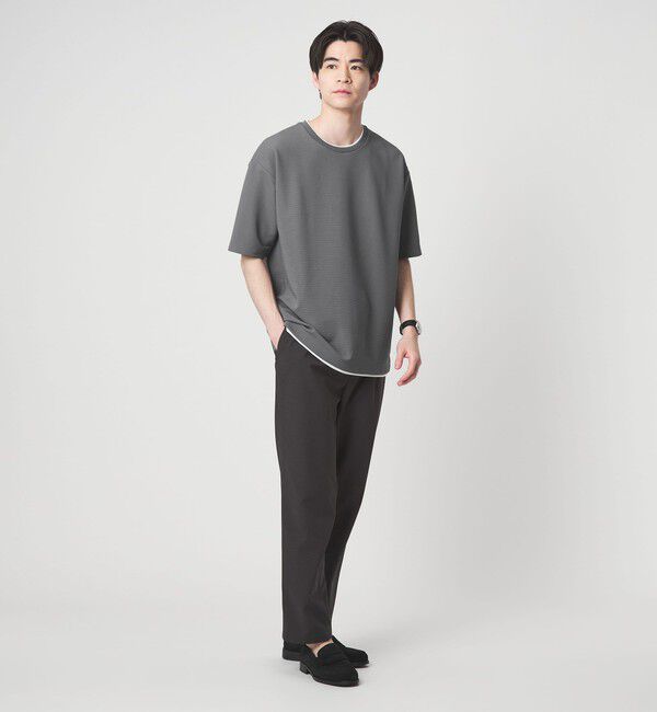 UNITED ARROWS green label relaxing「【WEB限定】JUST fit フェイクレイヤード Tシャツ カットソー -吸水速乾・抗菌-」|Tシャツ・カットソー|