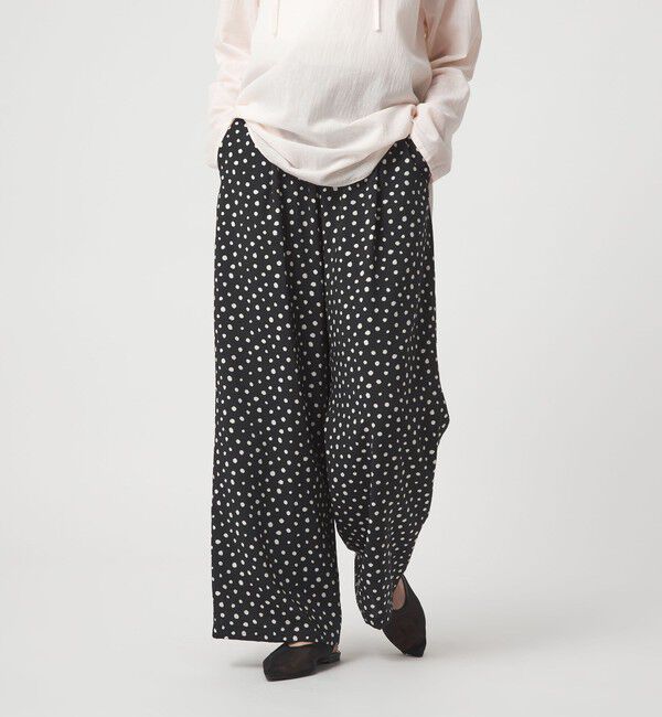 UNITED ARROWS green label relaxing「［size SHORTあり］【WEB限定】＜at ease＞ドロスト ワイド パンツ」|その他|