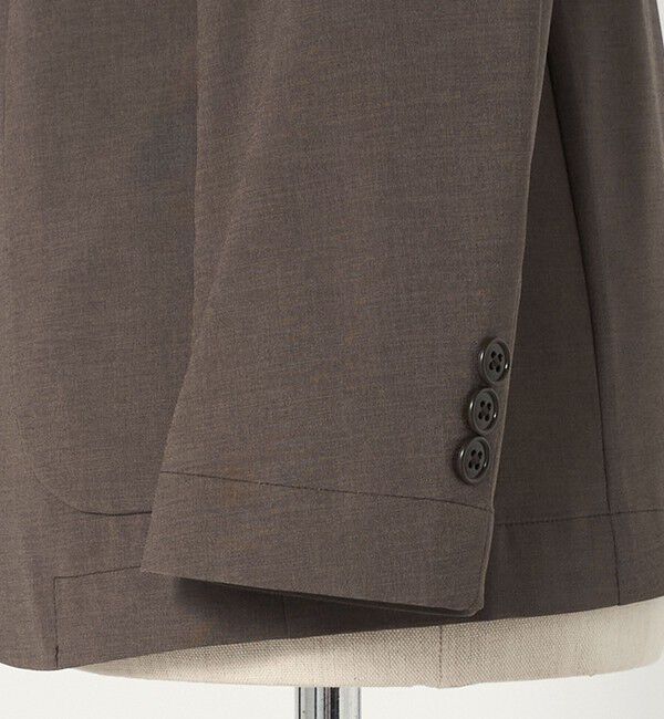 UNITED ARROWS green label relaxing「A+ ポリエステル ピンヘッド 2B スタンダード 2P セットアップジャケット -ウォッシャブル・ストレッチ・撥」|テーラードジャケット|