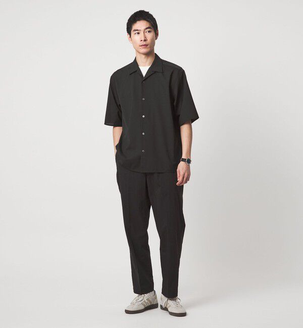 UNITED ARROWS green label relaxing「ウォッシャブルトロ オープンカラー シャツ -ストレッチ-」|シャツ・ブラウス|