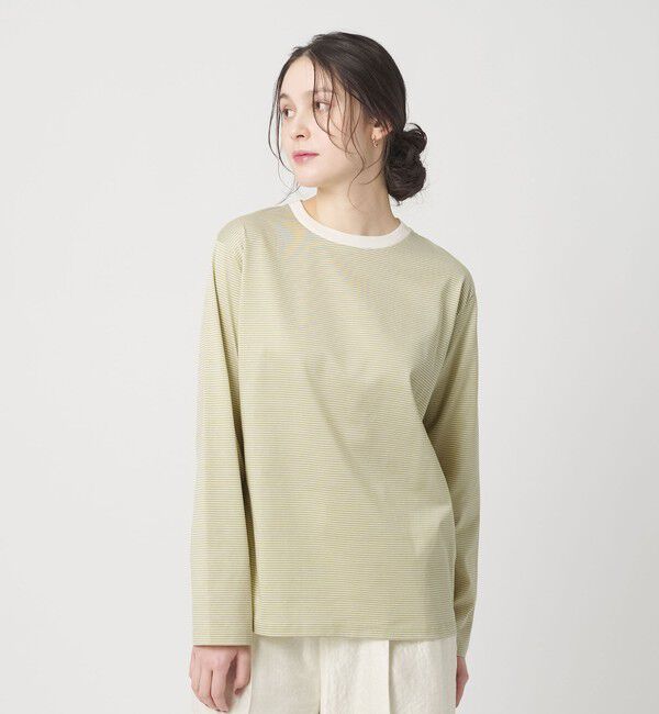 BEAUTY&YOUTH UNITED ARROWS「コットン天竺 ロングスリーブ カットソー」|Tシャツ・カットソー|LIME