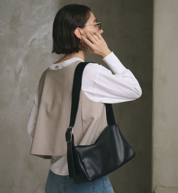 BEAUTY&YOUTH UNITED ARROWS「スクエア ビッグバックル ショルダーバッグ」|ショルダー・メッセンジャー|