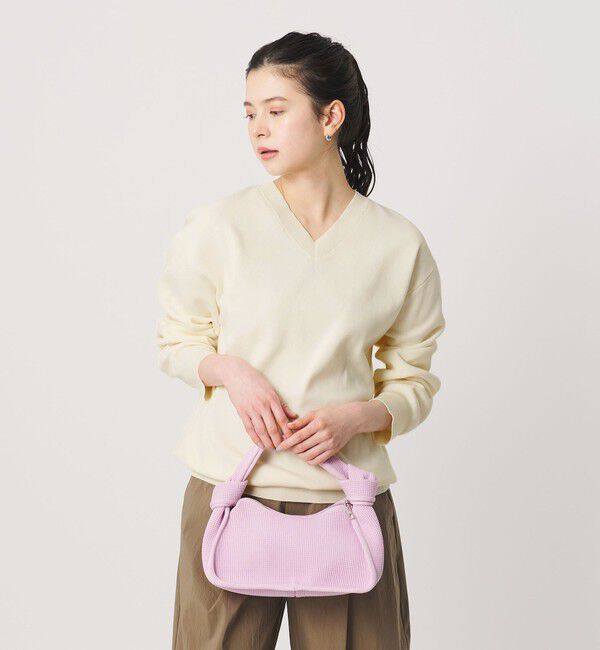 BEAUTY&YOUTH UNITED ARROWS「コットンブレンド Vネックニットプルオーバー ウォッシャブル」|ニット・セーター|OFF WHITE