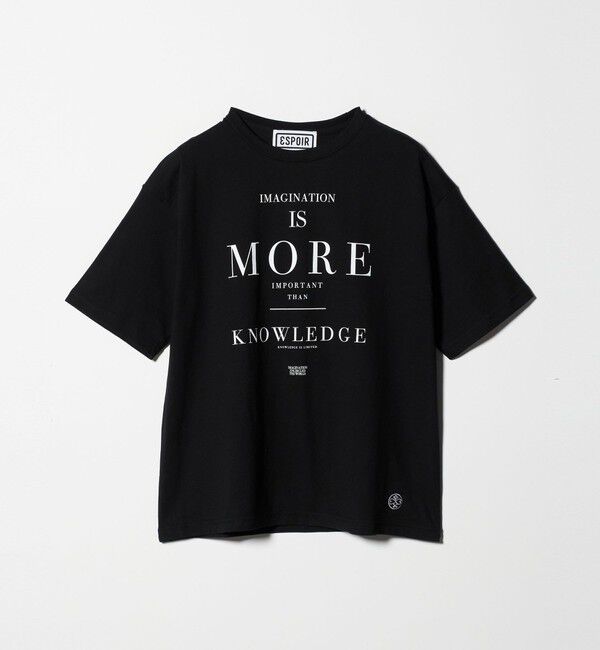 BEAUTY&YOUTH UNITED ARROWS「＜ESPOIR＞IMAGINATION Tシャツ」|Tシャツ・カットソー|BLACK