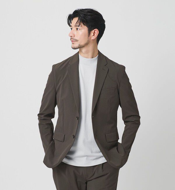 BEAUTY&YOUTH UNITED ARROWS「【WEB限定】 360&deg;MASTER スマート 2B ジャケット セットアップ対応 撥水 ストレッチ ウォッシャブル」|テーラードジャケット|DK.GRAY