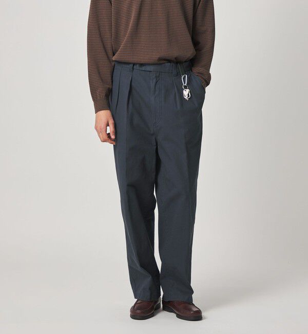 STEVEN ALAN「＜Steven Alan＞ ガーメントダイ ハイツイスト イン ツープリーツ ドレス トラウザーズ」|スラックス|