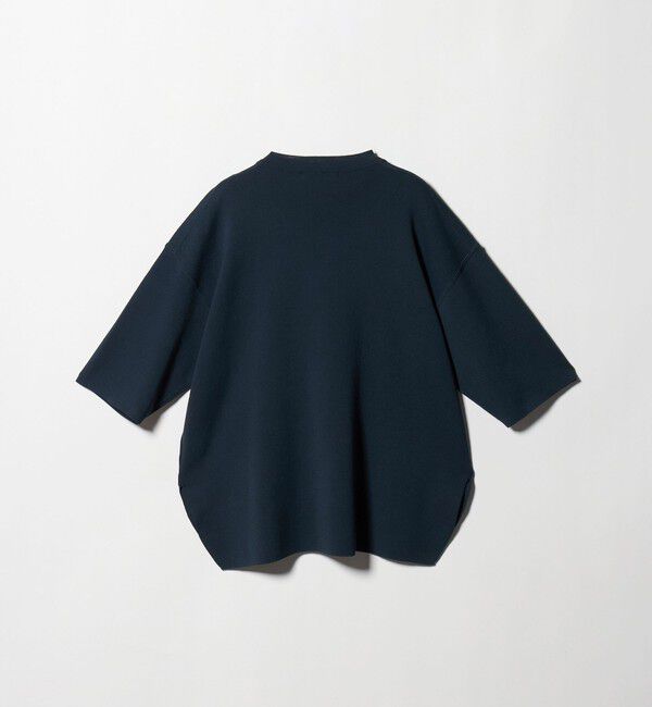 BEAUTY&YOUTH UNITED ARROWS「ハーフスリーブ ニットプルオーバー ウォッシャブル」|ニット・セーター|