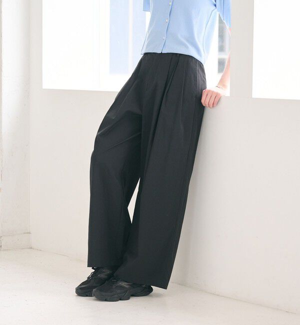 BEAUTY&YOUTH UNITED ARROWS「ナイロンコットン ワイドタックパンツ ウォッシャブル」|その他|