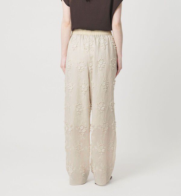 BEAUTY&YOUTH UNITED ARROWS「セルロースナイロン エンブロイダリー イージーパンツ」|その他|