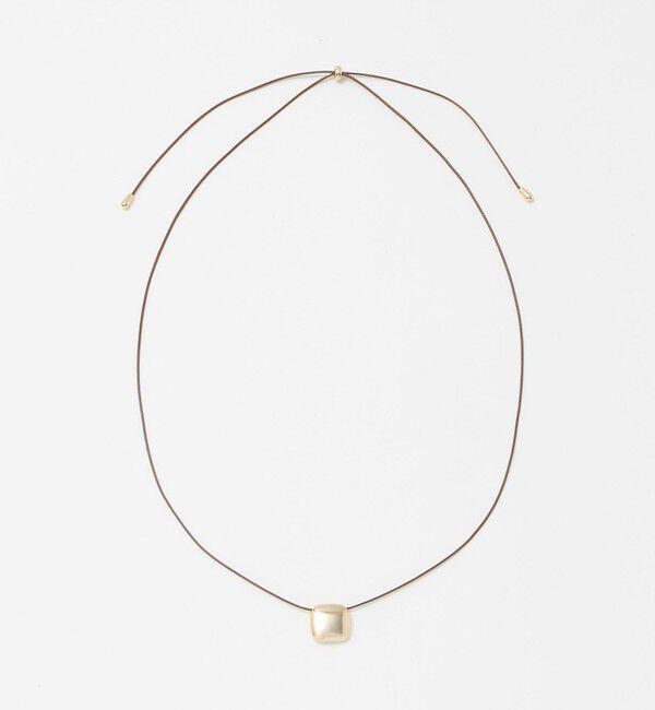 BEAUTY&YOUTH UNITED ARROWS「メタル スクエアモチーフ チョーカー」|ネックレス|