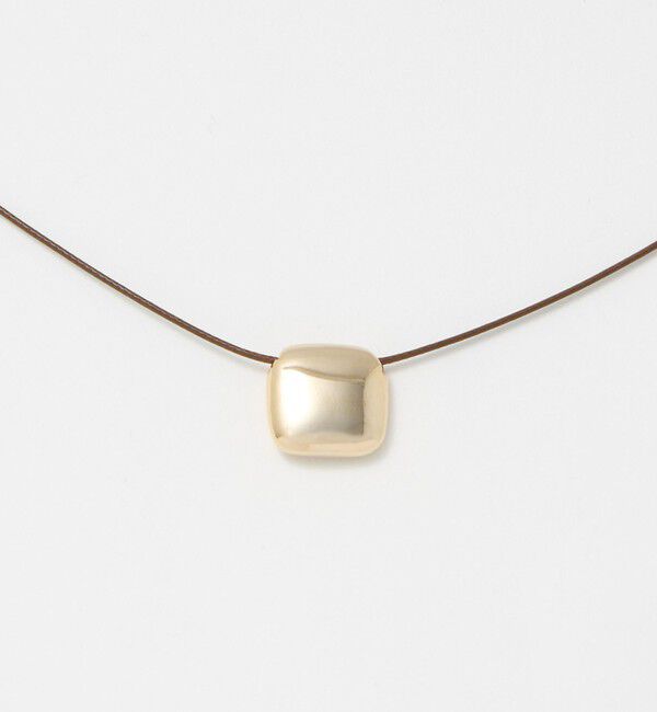 BEAUTY&YOUTH UNITED ARROWS「メタル スクエアモチーフ チョーカー」|ネックレス|