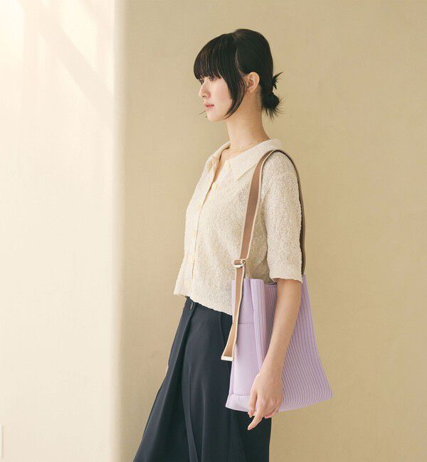 BEAUTY&YOUTH UNITED ARROWS「ラインテープ ニット ショルダーバッグ」|ショルダー・メッセンジャー|