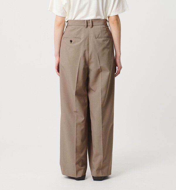 BEAUTY&YOUTH UNITED ARROWS「ポプリン 2タック ラップパンツ ウォッシャブル 吸水速乾 接触冷感」|その他|