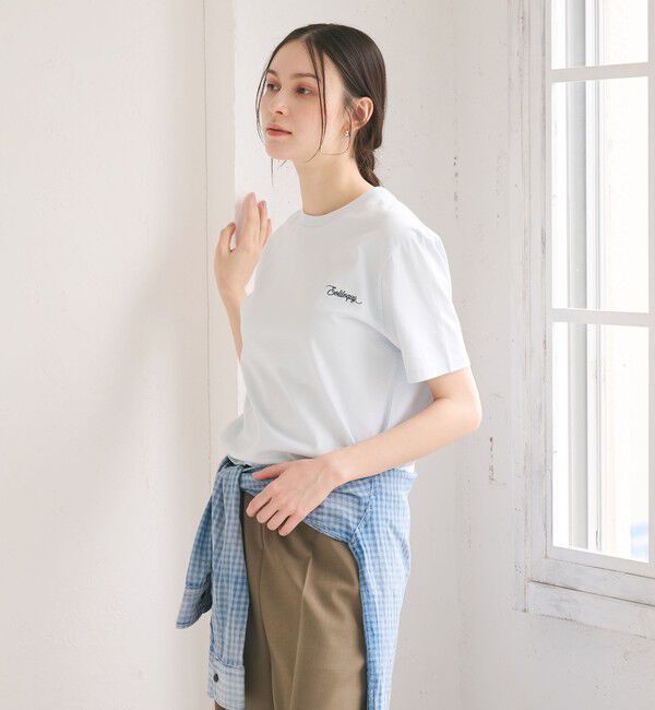 BEAUTY&YOUTH UNITED ARROWS「コットン ロゴ Tシャツ」|Tシャツ・カットソー|