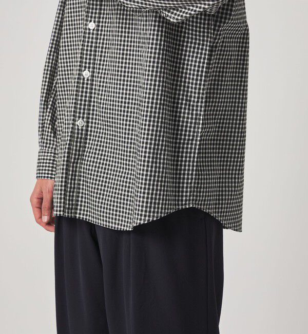 STEVEN ALAN「＜Steven Alan＞ リバティ ギンガムチェック リバースシーム シャツ LOOSE」|シャツ・ブラウス|