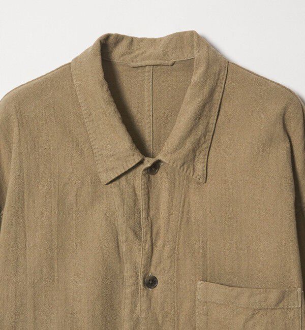 STEVEN ALAN「＜Steven Alan＞ CL クレープ オープンカラー オーバー シャツ」|シャツ・ブラウス|