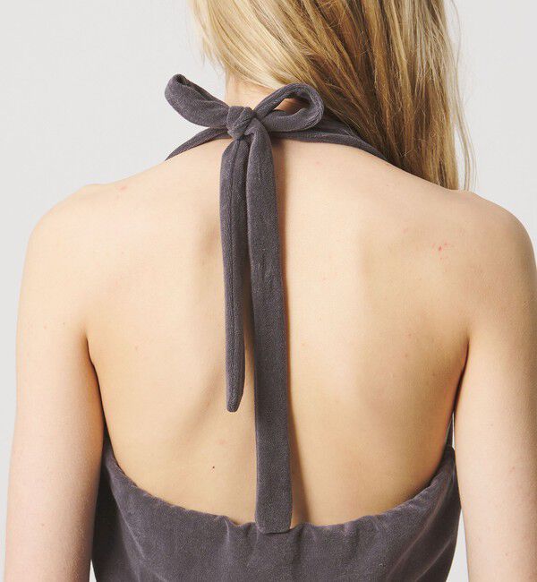 ATTISESSION「＜ATTISESSION＞パイル ホルターネック トップス」|その他|