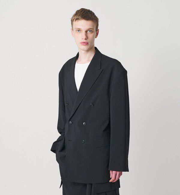 MONKEY TIME「RENU TROシリーズ ダブル ブレスト ジャケット -セットアップ対応-」|テーラードジャケット|