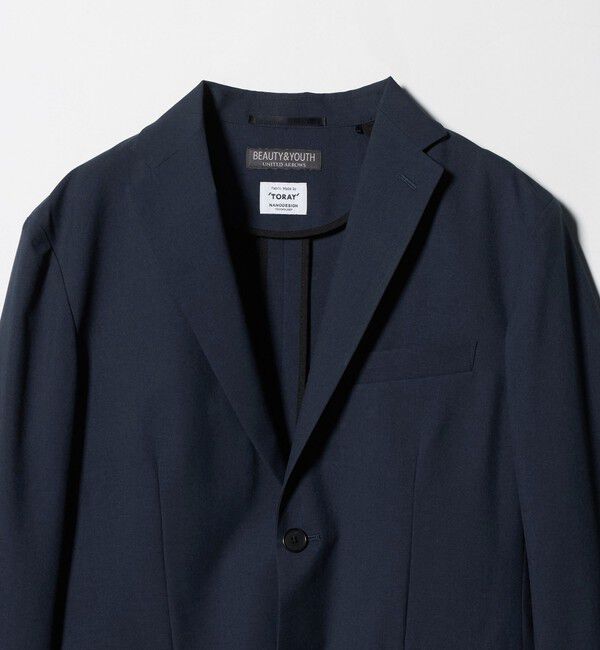 BEAUTY&YOUTH UNITED ARROWS「東レ/TORAY ナノデザイン ２ボタン ジャケット ウォッシャブル セットアップ対応可能」|テーラードジャケット|