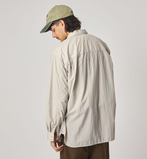 STEVEN ALAN「＜Steven Alan エアリーナイロン レギュラーカラー シャツ LOOSE」|シャツ・ブラウス|