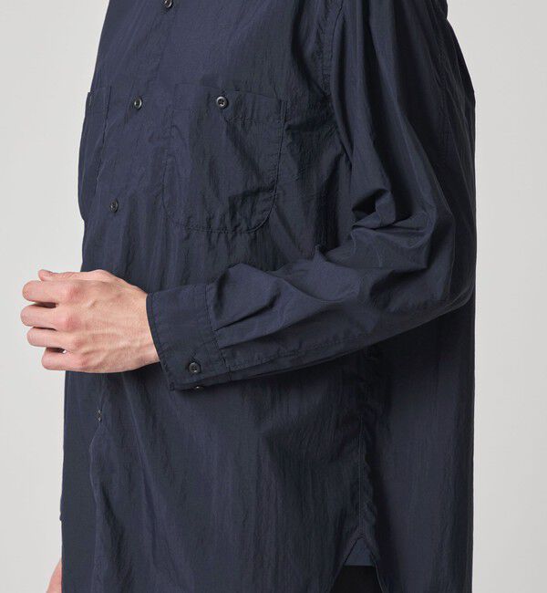 STEVEN ALAN「＜Steven Alan エアリーナイロン レギュラーカラー シャツ LOOSE」|シャツ・ブラウス|