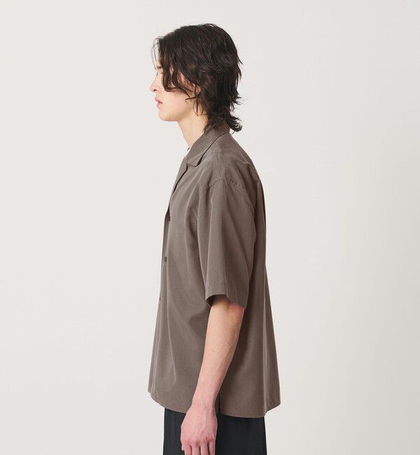 BEAUTY&YOUTH UNITED ARROWS「ドレーピー ディープ オープンカラー シャツ GRANDE型」|シャツ・ブラウス|