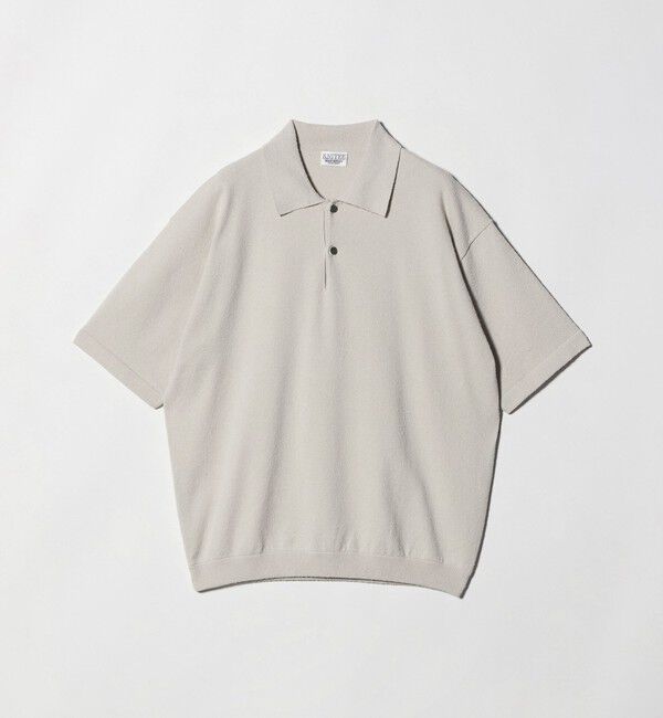 BEAUTY&YOUTH UNITED ARROWS「KNITEE クリンプコットン ニット ポロシャツ ウォッシャブル」|ニット・セーター|