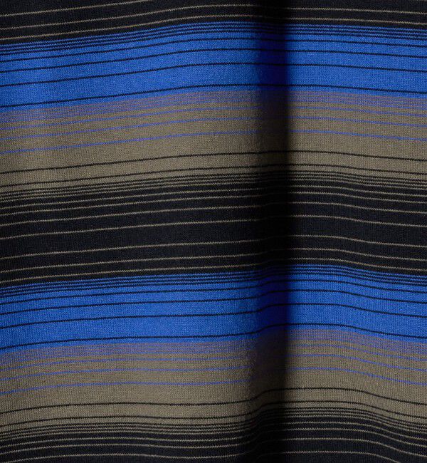 BEAUTY&YOUTH UNITED ARROWS「オンブレ ボーダー クルーネック Tシャツ」|Tシャツ・カットソー|