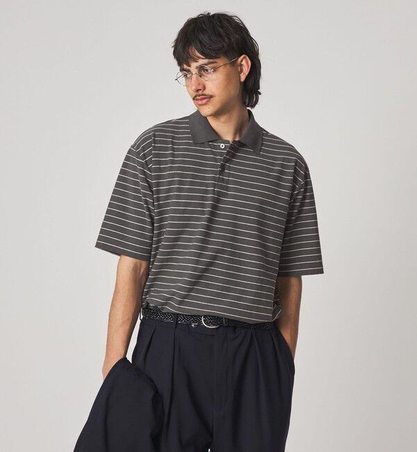 STEVEN ALAN「＜Steven Alan＞ ツイスト ボーダー ポロシャツ」|ポロシャツ|