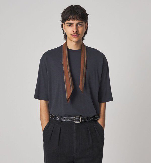 STEVEN ALAN「＜Steven Alan＞ CR ジャージー クルーネック ショートスリーブ Tシャツ NARROW」|Tシャツ・カットソー|