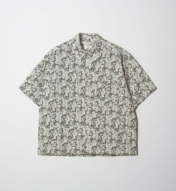 BEAUTY&YOUTH UNITED ARROWS「ロンシャン アブストラクト キャンプ シャツ GRANDE型」|シャツ・ブラウス|DK.GRAY