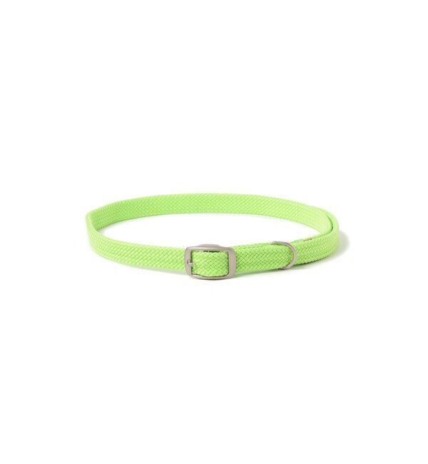 BEAMSBOY「MENDOTA PRODUCTS / DOUBLE BRAIDED COLLAR」|ベルト|LIME