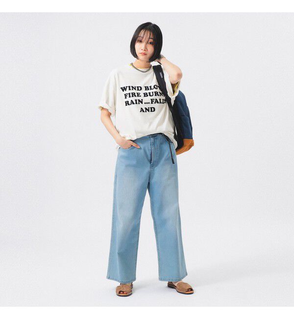 BEAMSBOY「【別注】Gramicci / 5ポケット ワイド デニム」|デニム|