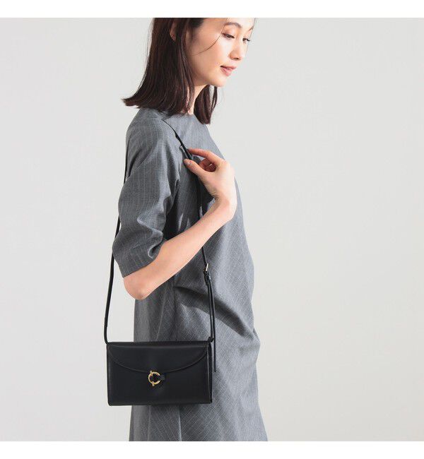 Demi-Luxe BEAMS 「MARY AL TERNA / CLASP ウォレット ショルダー」|トートバッグ|BLACK