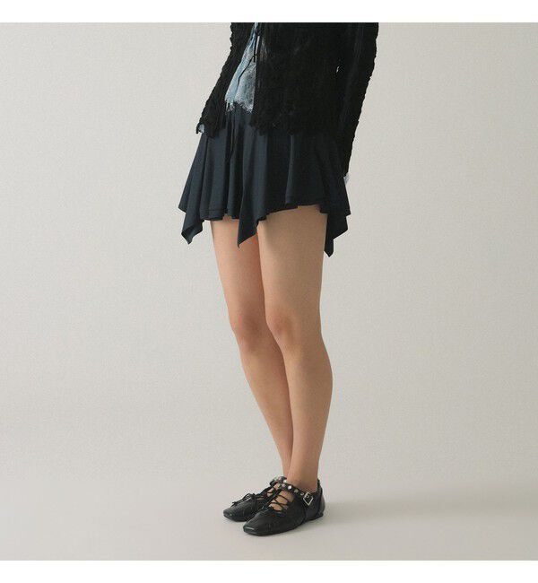 Ray BEAMS 「イレギュラー ヘム ミニスカート」|スカート|CHARCOAL