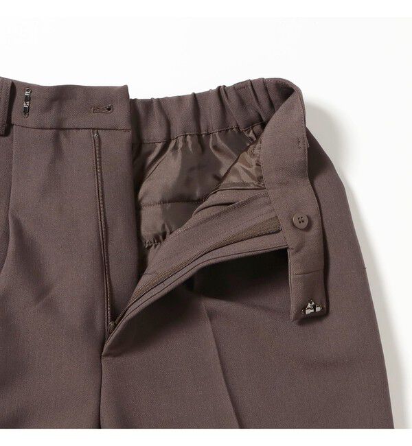 Ray BEAMS 「2タック ワイド パンツ | 新生活・通勤・通学・オフィスカジュアル・オンオフ兼用・セットアップ」|チノ|