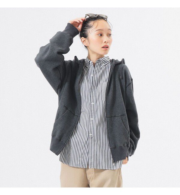 BEAMSBOY「レトロ フィット ジップ フーディー」|スウェット・ジャージ|