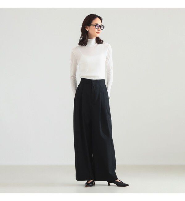 Demi-Luxe BEAMS 「強撚 フライス タートルネック プルオーバー」|Tシャツ・カットソー|