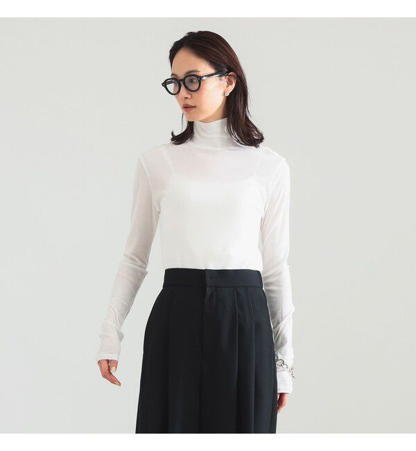 Demi-Luxe BEAMS 「強撚 フライス タートルネック プルオーバー」|Tシャツ・カットソー|