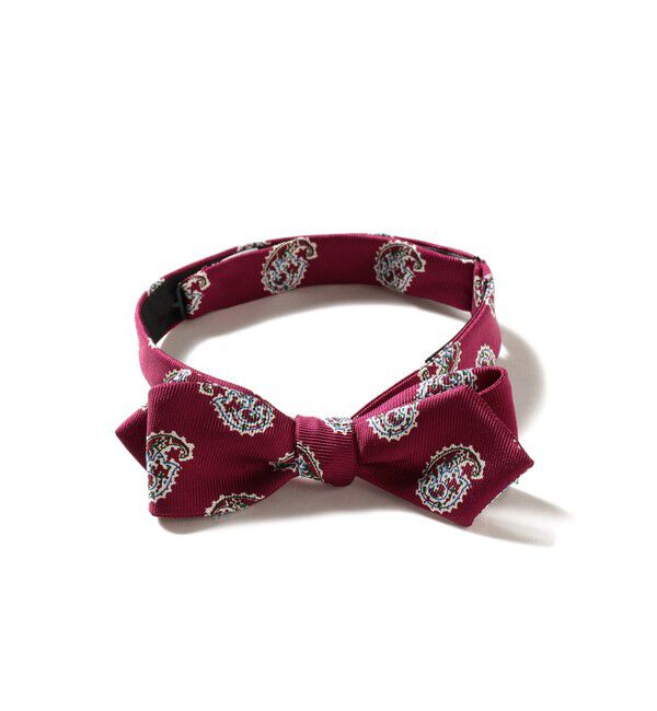 BEAMS PLUS「BEAMS PLUS / Silk Bow Tie Big Paisley Print」|ネクタイ・蝶ネクタイ|BURGUNDY
